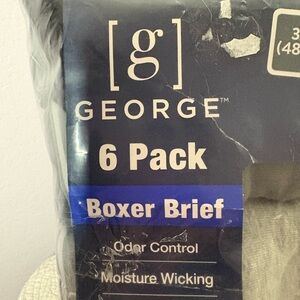 George Black Boxer Briefs Essential Comfort
